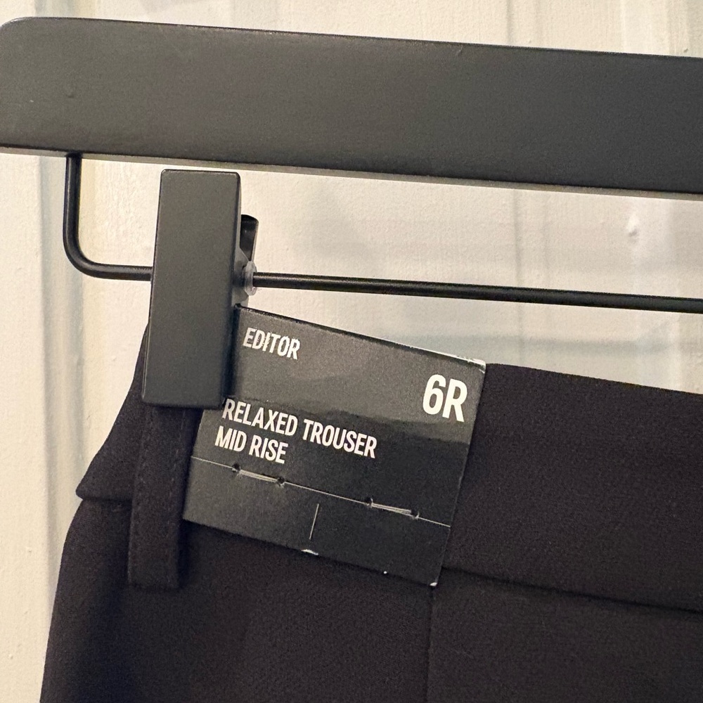 Express Editor Mid Rise Relaxed Trouser NWT - Picture 2 of 9